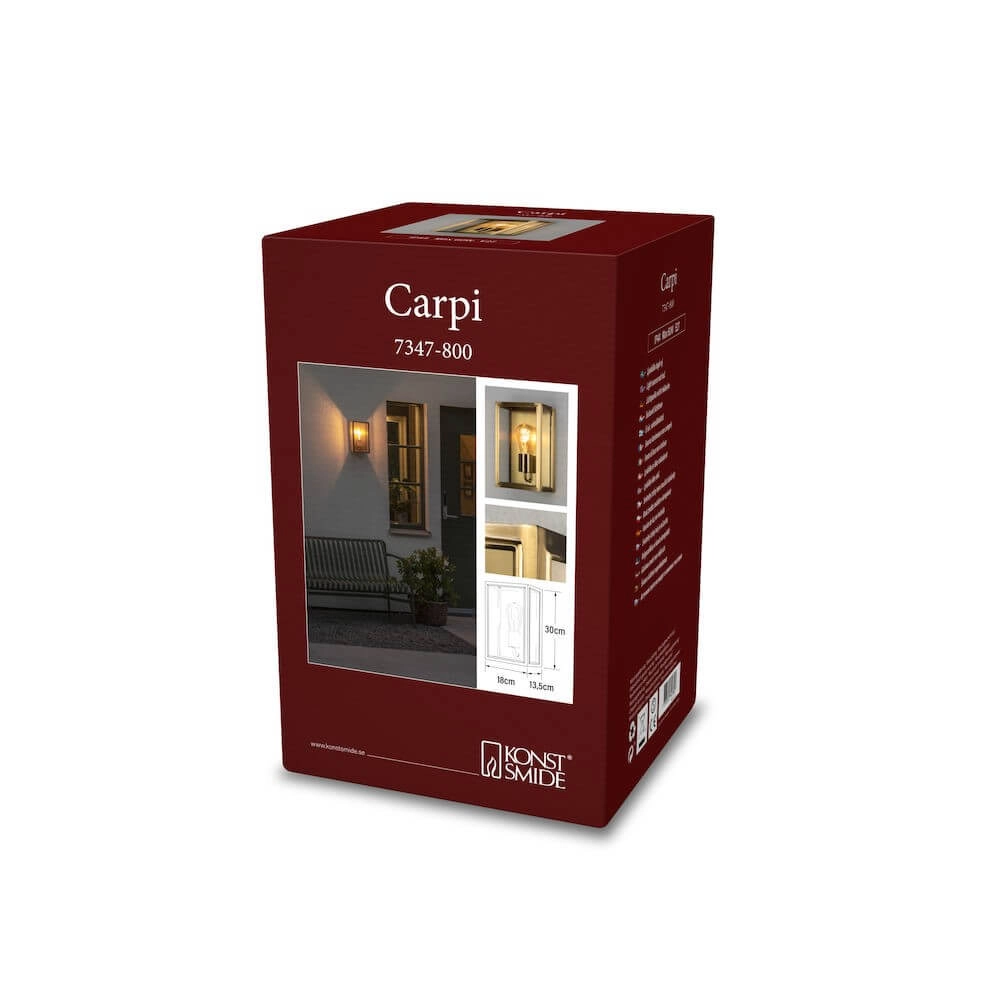 Applique dorée Carpi KonstSmide 7318307347807