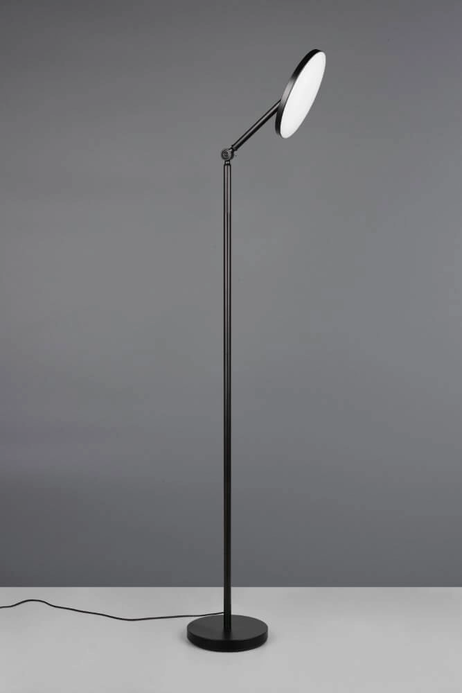 Lampe de lecture moderne Mondello noir Trio 4017807616293