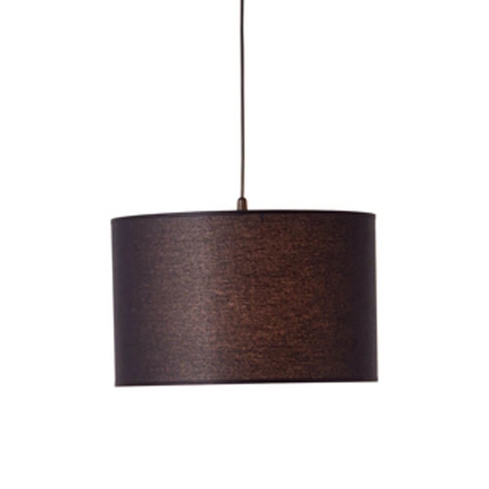 Lampe suspendue en tissu Esher Ø 38cm noir Lampe suspendue en tissu Esher Ø 38cm noir
