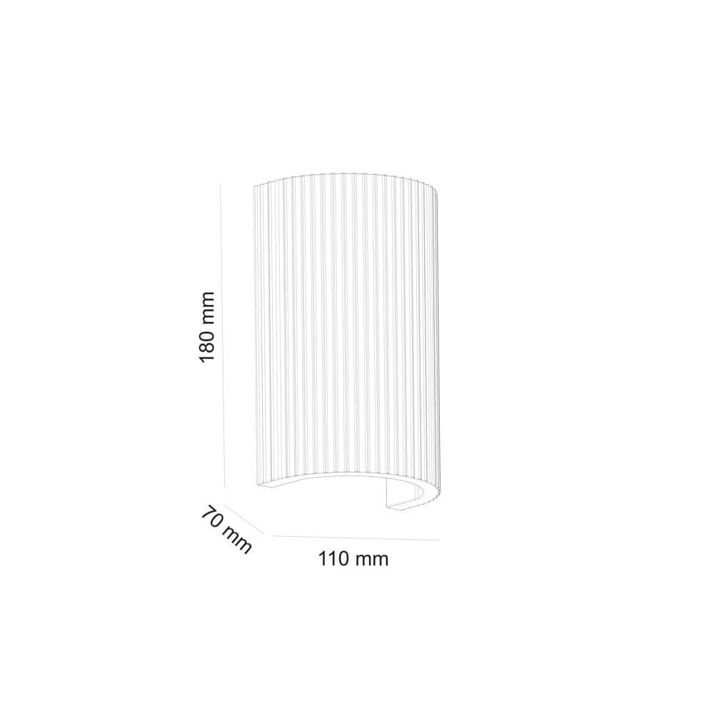 Applique murale unique Nantes blanc Artdelight 8720701103092