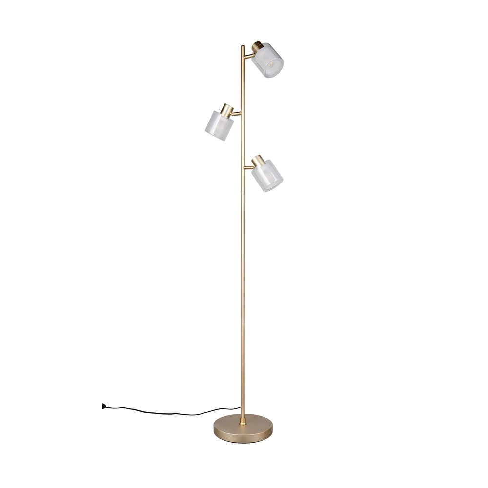 Lampe de pied Neralo Or 3 lumières Trio 4017807702897