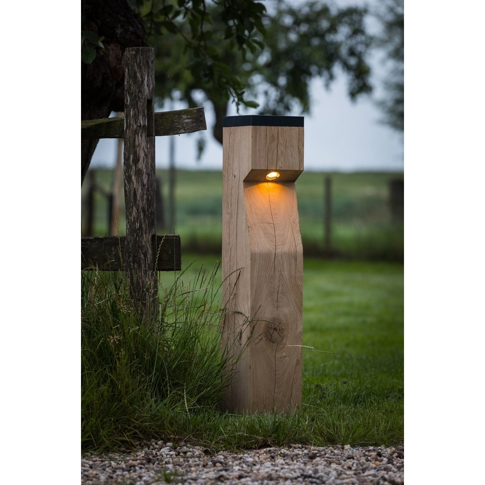 Éclairage solaire en bois Eye Solar Accoya - 17,5x17,5x90 -2700K Timberlab 8716803513860
