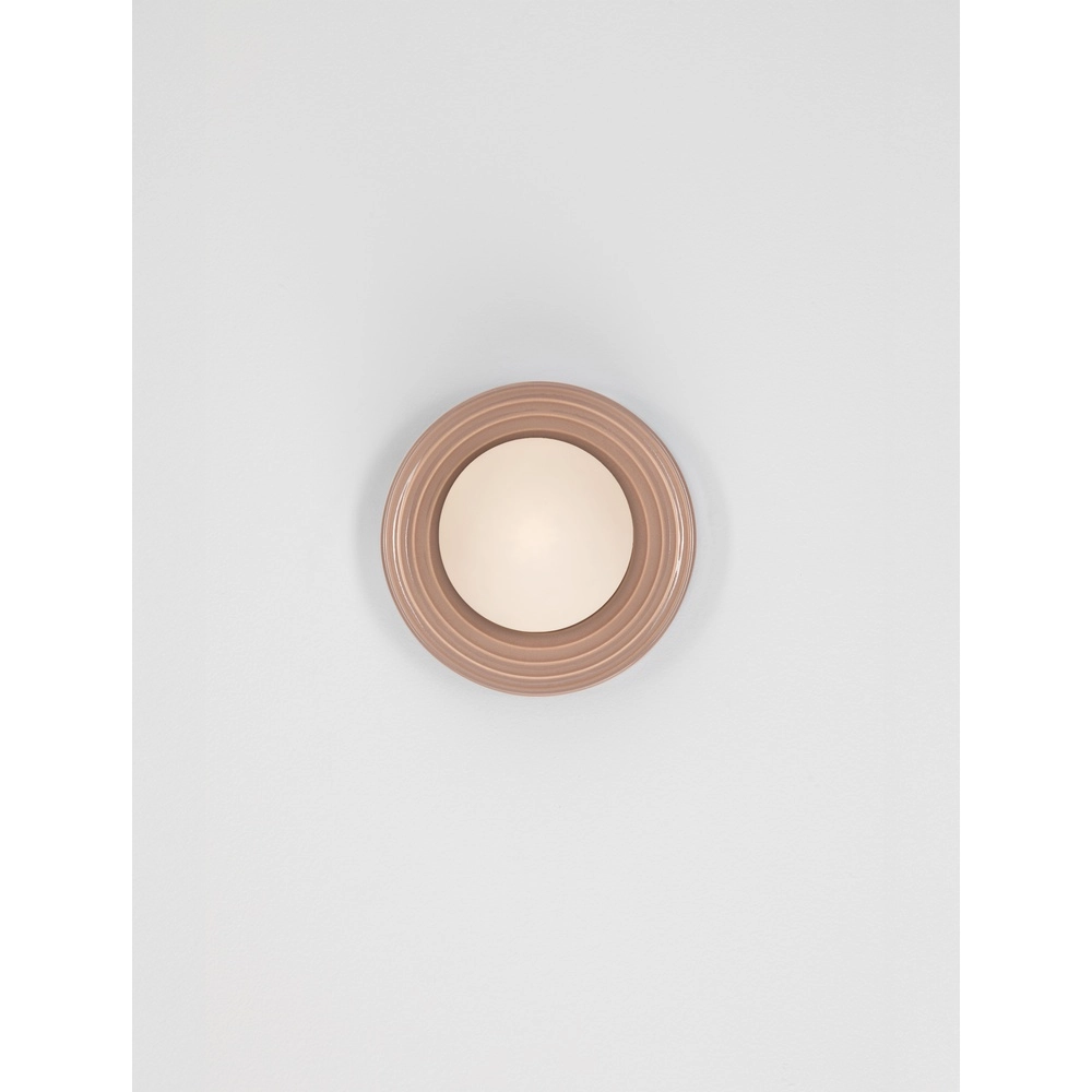 Applique murale Orbique brun moka Ø 16cm Lyora 5212017483911