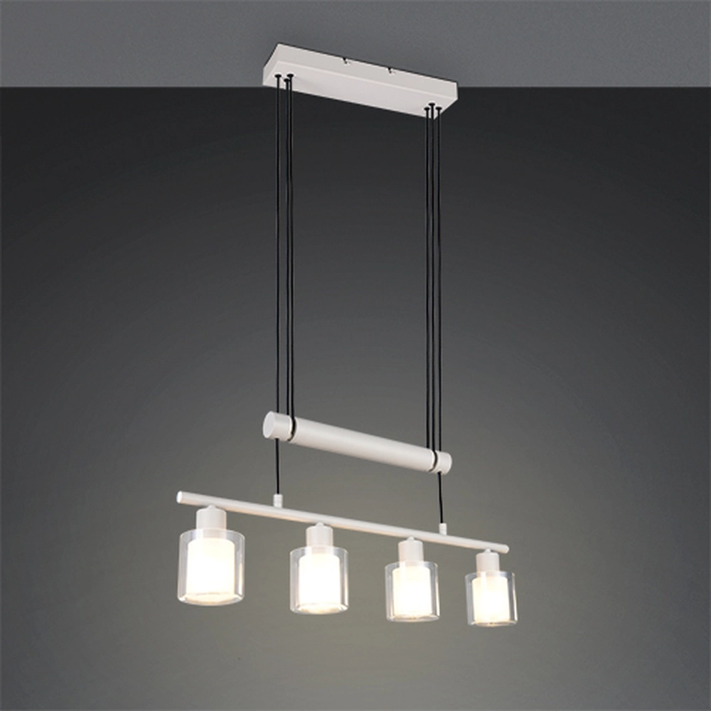 Lampe suspendue Neralo 4-gris clair Trio 4017807702910