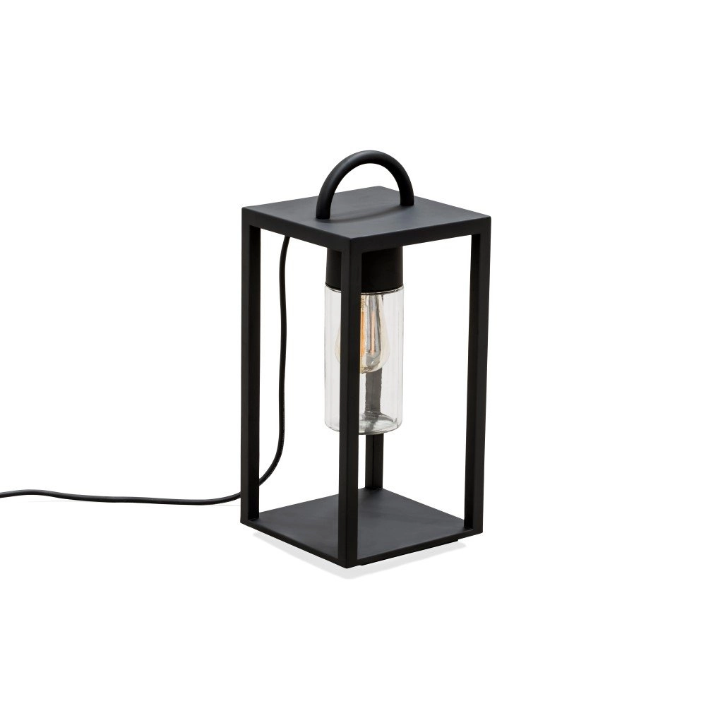 Lampe d'extérieur Bologna 45 cm noir avec verre transparent Lampe d'extérieur Bologna 45 cm noir avec verre transparent