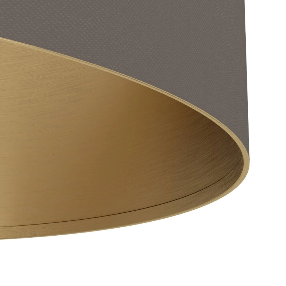 Table lamp Santandria gold with brown shade Stars of Light 9008606274796