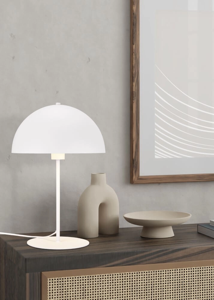 Lampe de table blanche Nola conception Trio 4017807560879