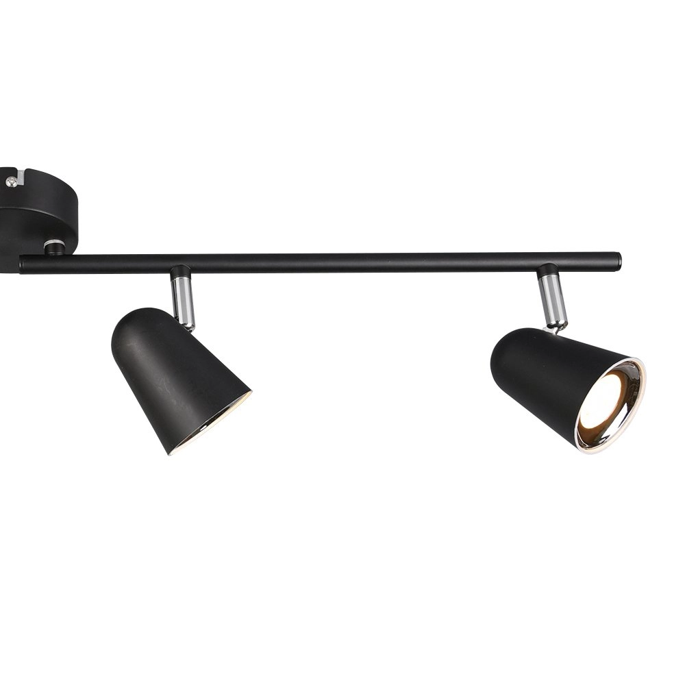 Spot de plafond Toulouse Noir Trio 4017807425192
