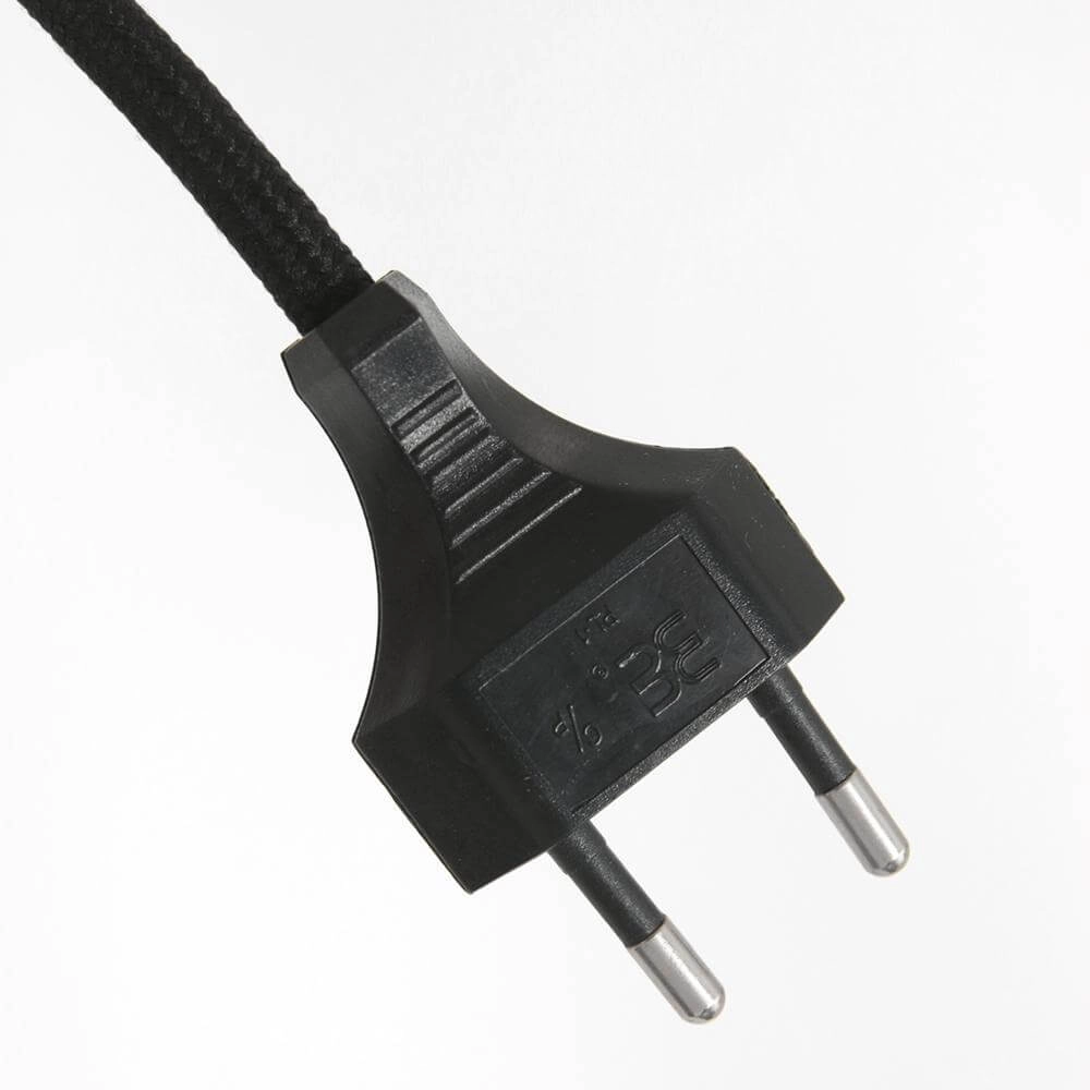 Lampadaire 160cm Stang noir avec capuchon argenté Steinhauer 8712746173840