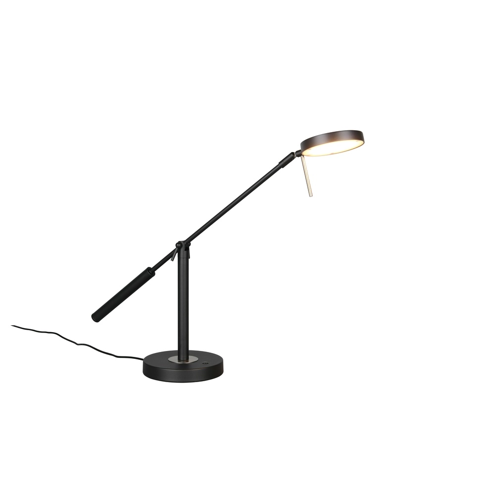 Lampe de bureau Monza Noir Trio 4017807693256