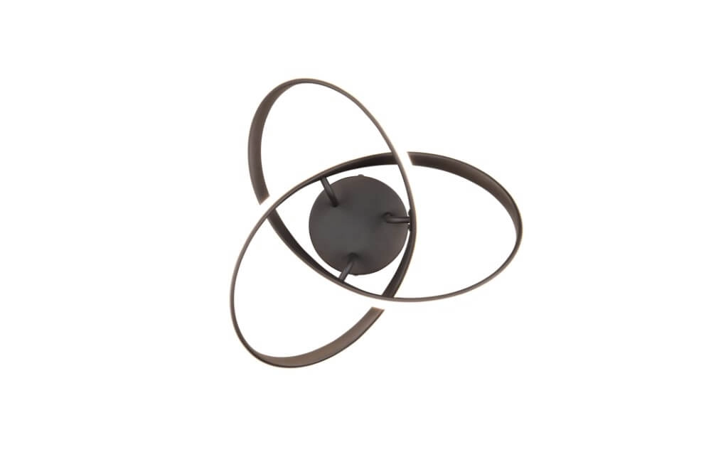 Plafonnier design Meo noir Trio 4017807600278