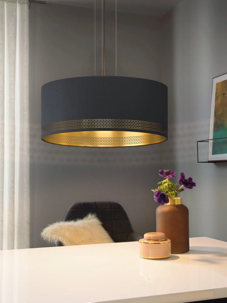 Lampe à suspension Esteperra Noir Eglo 9002759992743