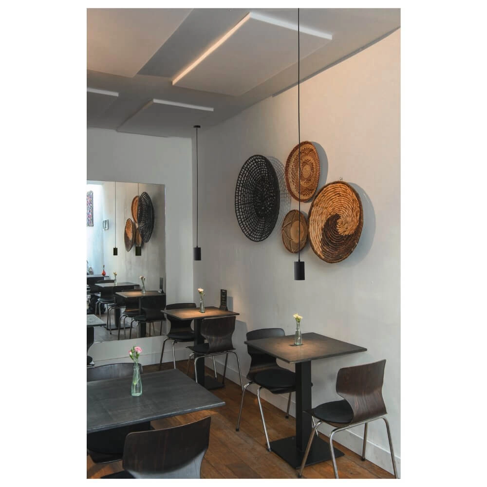 Lampe suspendue Asto Tube noir 1x GU10 SLV 4024163266093