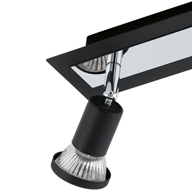 Spot de plafond LED Sarria 3 lumières noir Eglo 9002759949655