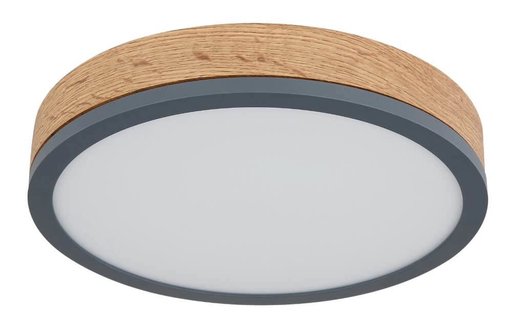 Plafonnier LED en bois Doro Ø 30 cm Globo 9007371442553