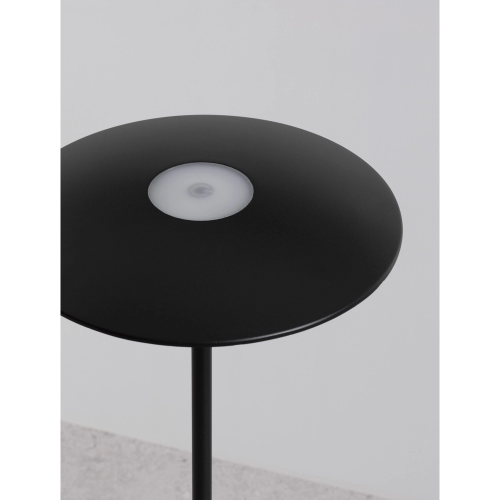 Lampe de table Fumo Noir rechargeable Lyora 5212017432636