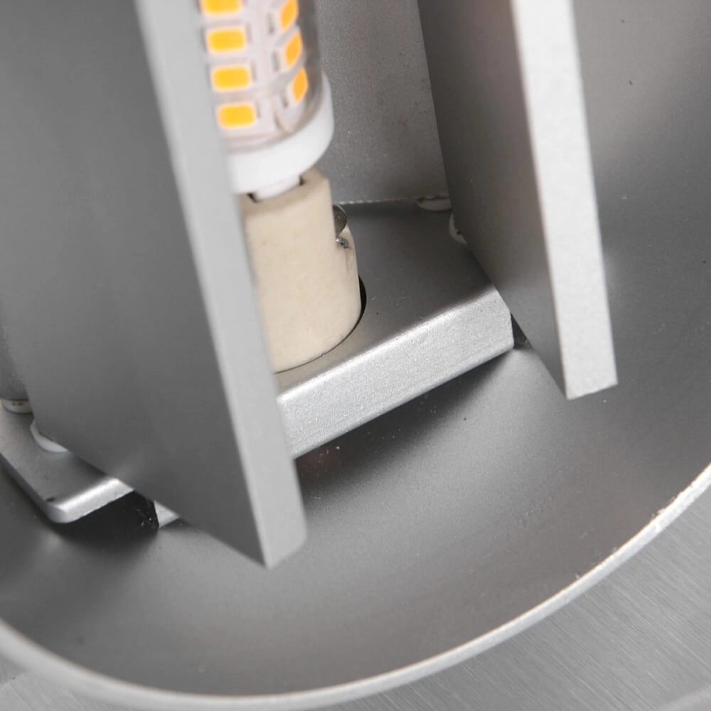 Spot mural haut et bas Muro Acier inoxydable Steinhauer 8712746152647