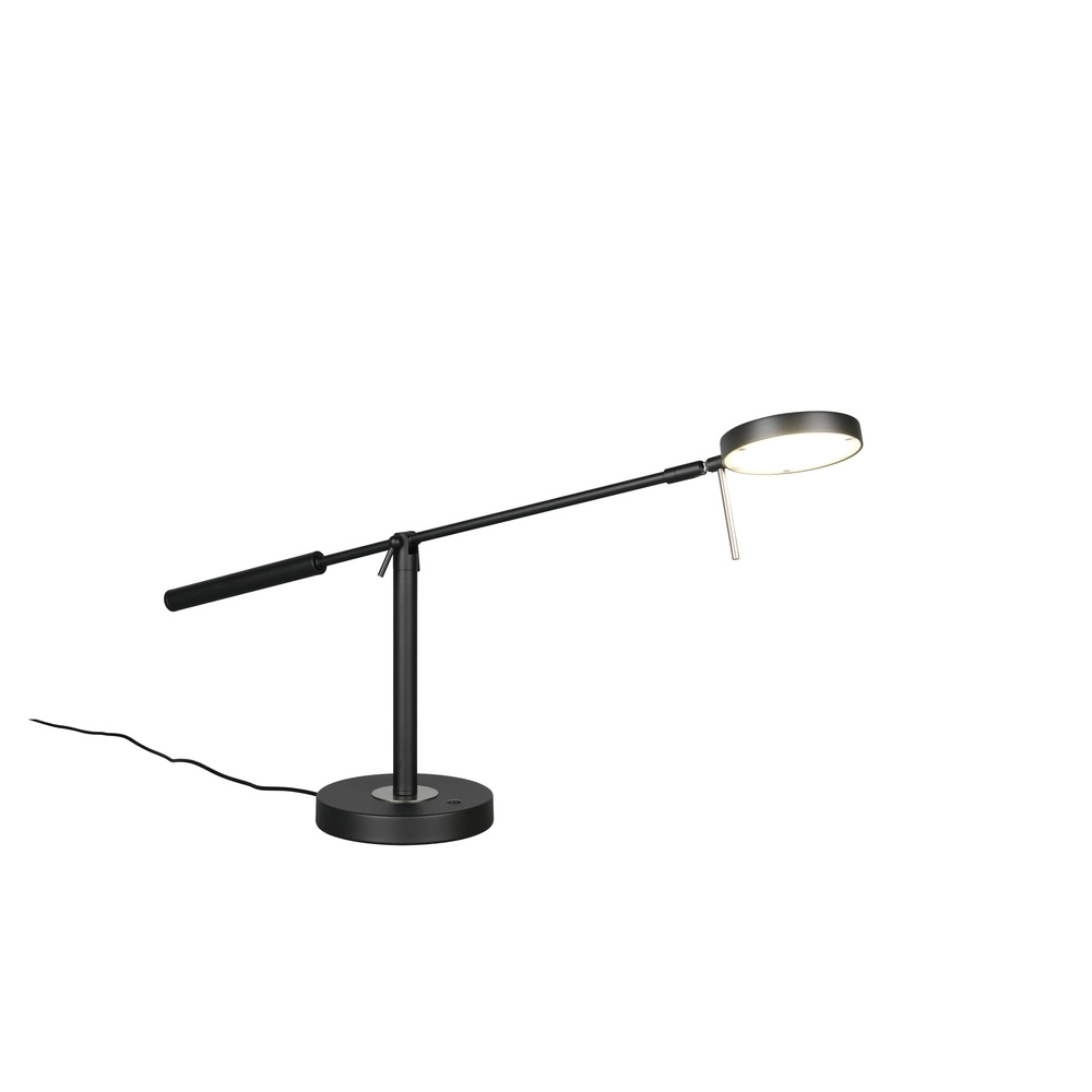 Lampe de bureau Monza Noir Trio 4017807693256