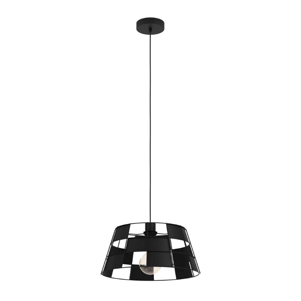 Lampe suspendue noire Pontefract Ø42cm Lampe suspendue noire Pontefract Ø42cm