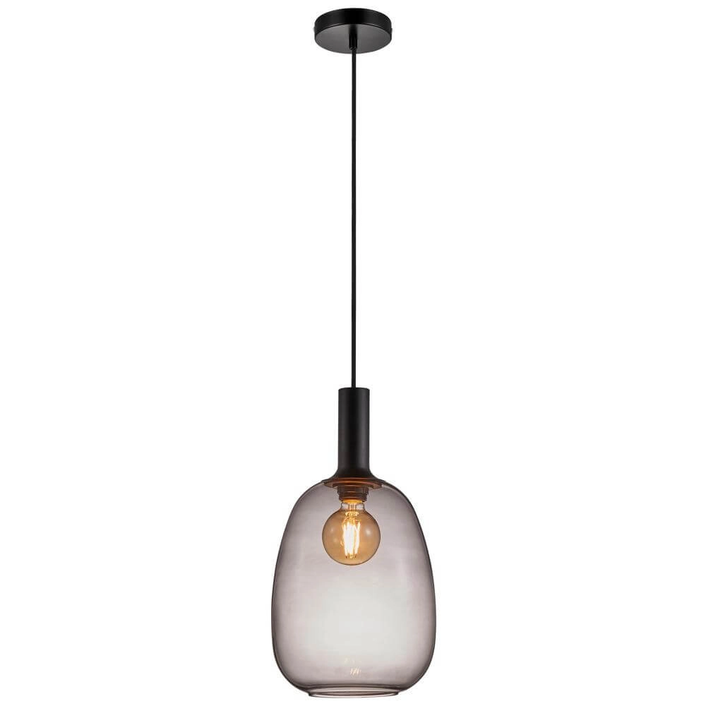 Suspension en verre Alton Verre fumé Ø 23cm