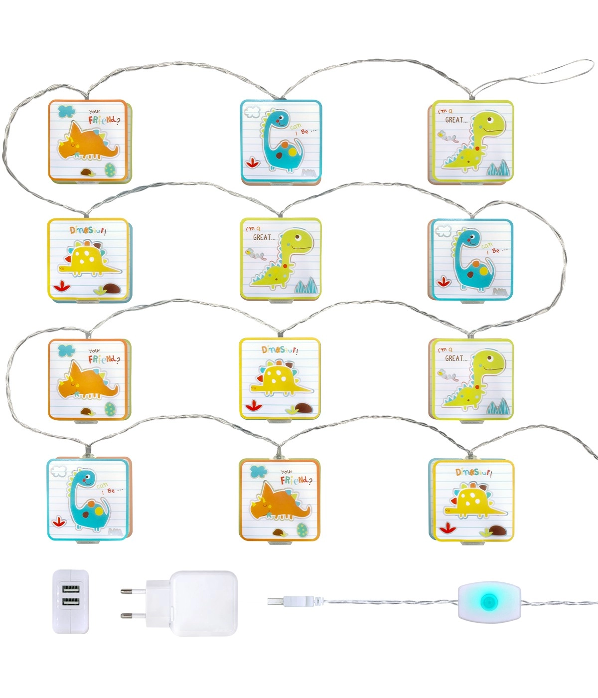 Guirlandes lumineuses Dinos Plusieurs couleurs Dalber 8420406734552