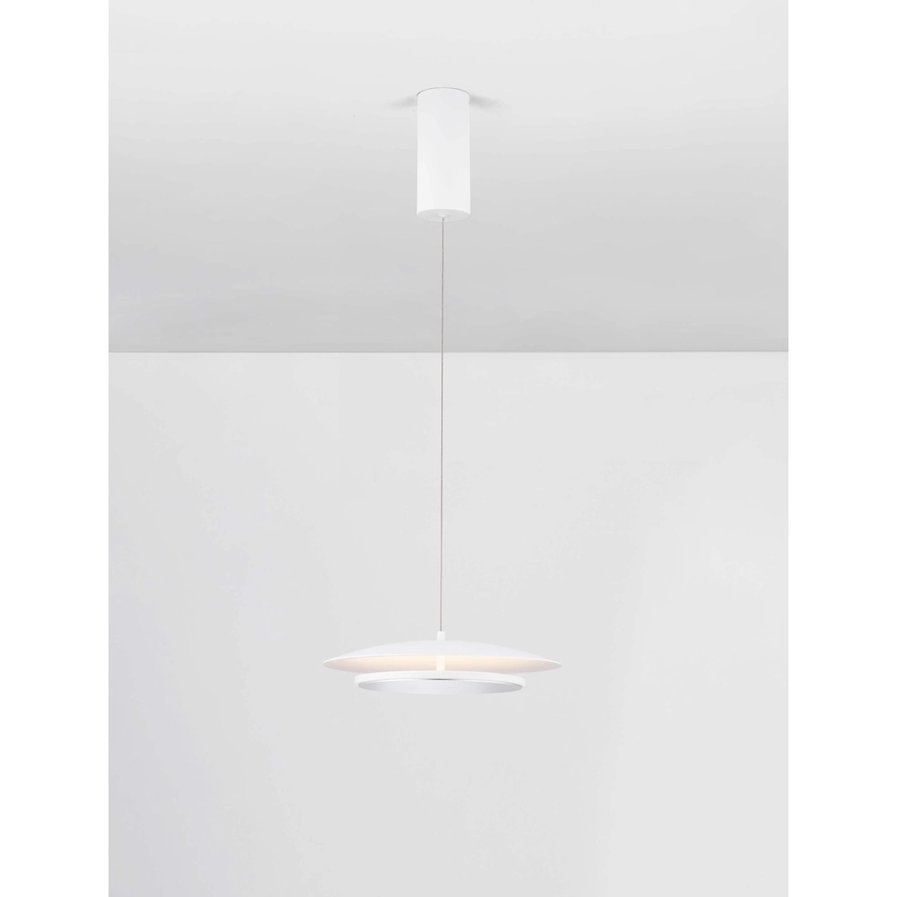 Suspension design Olos blanc Ø 35cm