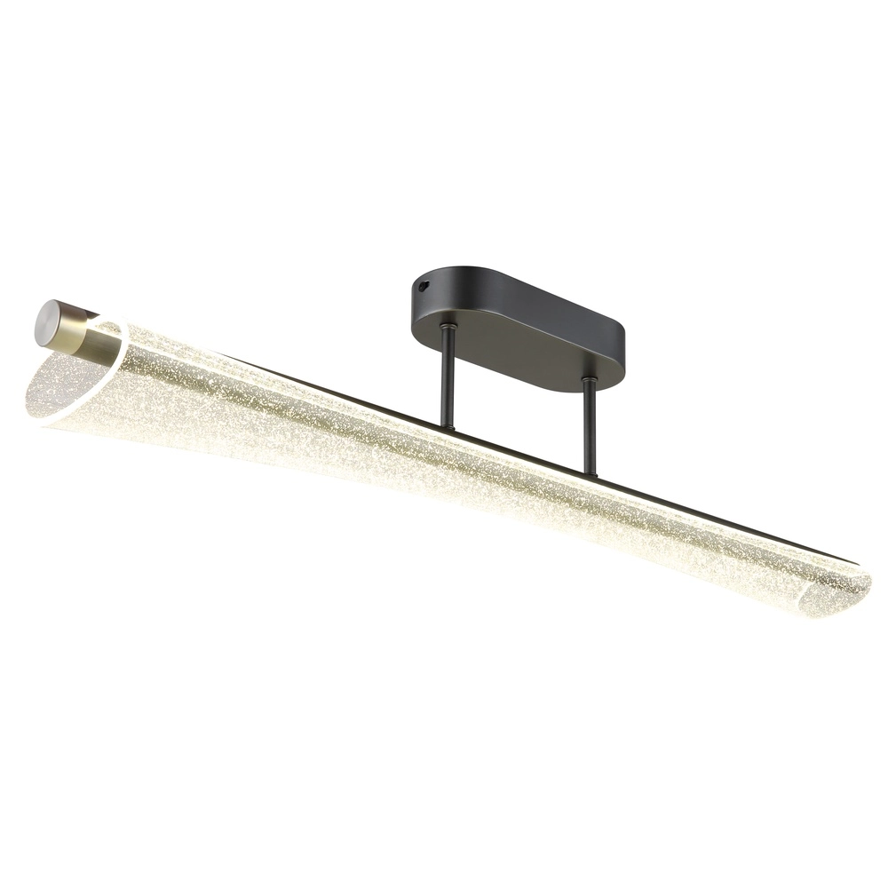 Lampe de plafond à design Malinda anthracite