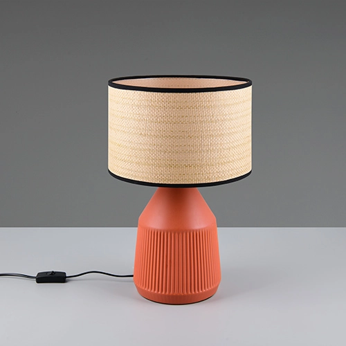 Lampe de table Formentera Ø 28cm terre cuite Trio 4017807678147