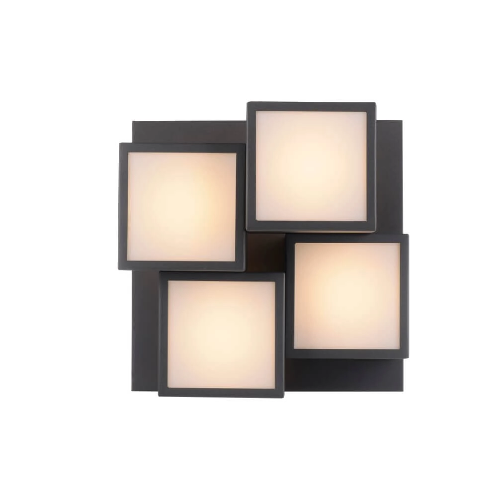 Plafonnier noir Tetris noir Just Light 4043689004538