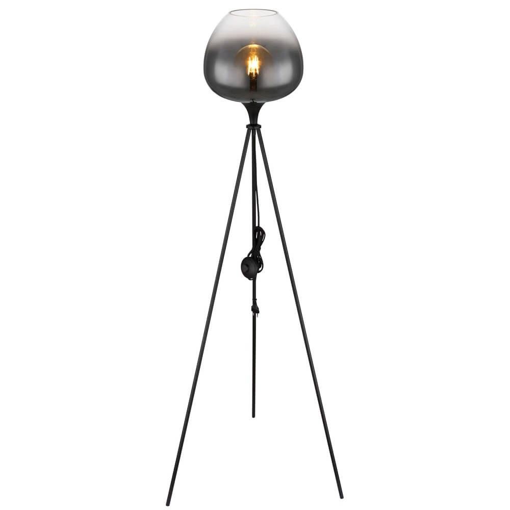 Lampadaire noir Maxy trépied Globo 9007371435418