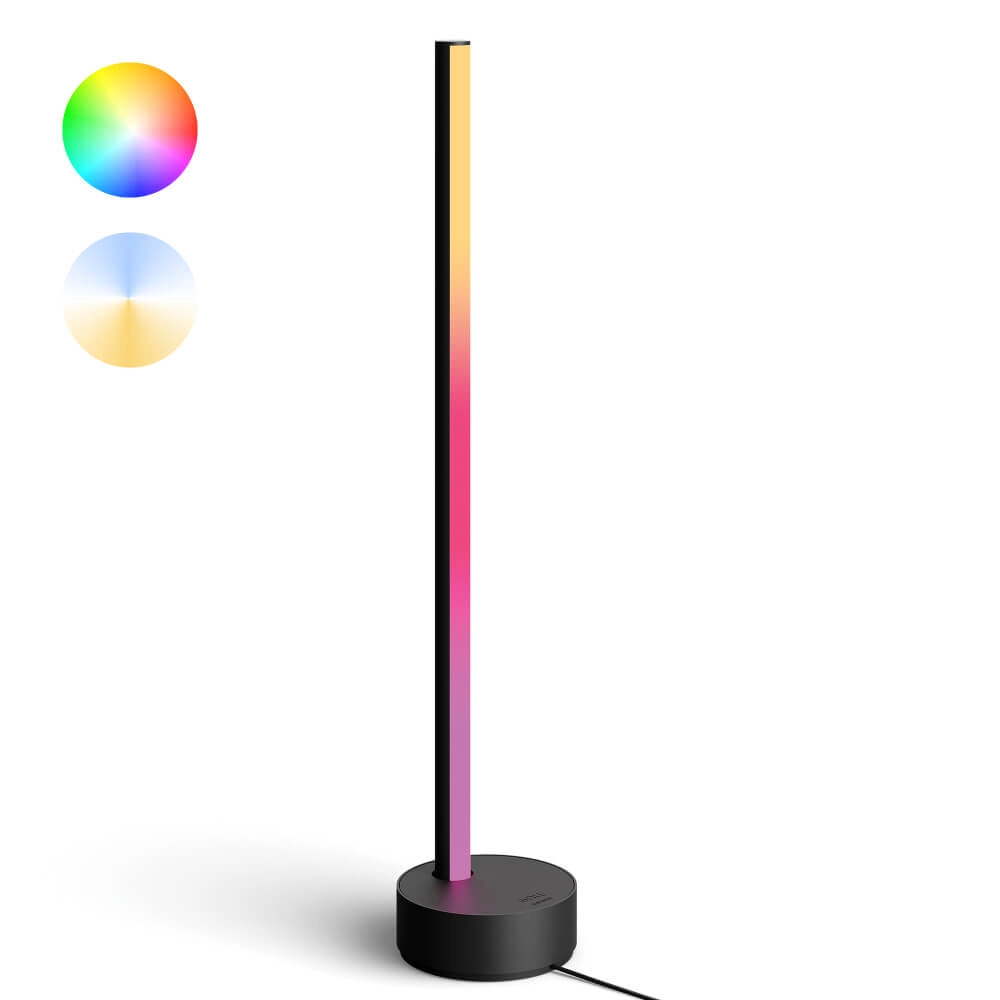 Lampe de table Rétroéclairage Hue Gradient - 12W - White and Color 55 cm noir Lampe de table Rétroéclairage Hue Gradient - 12W - White and Color 55 cm noir