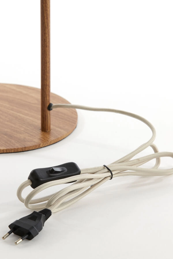 Lampe de table Japandi Donio Impression bois clair Light & Living 8717807710088