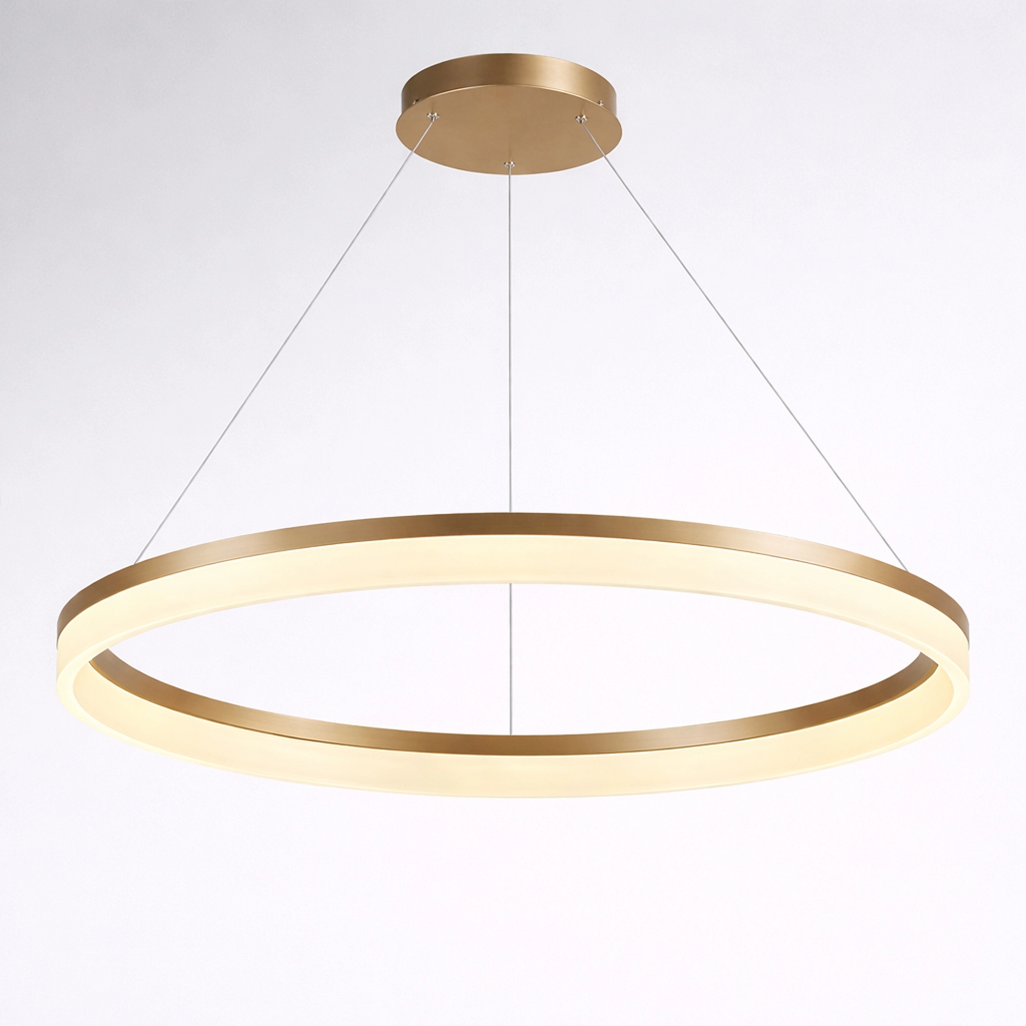 Lampe suspendue élégante Ara Ø 100 cm d’or