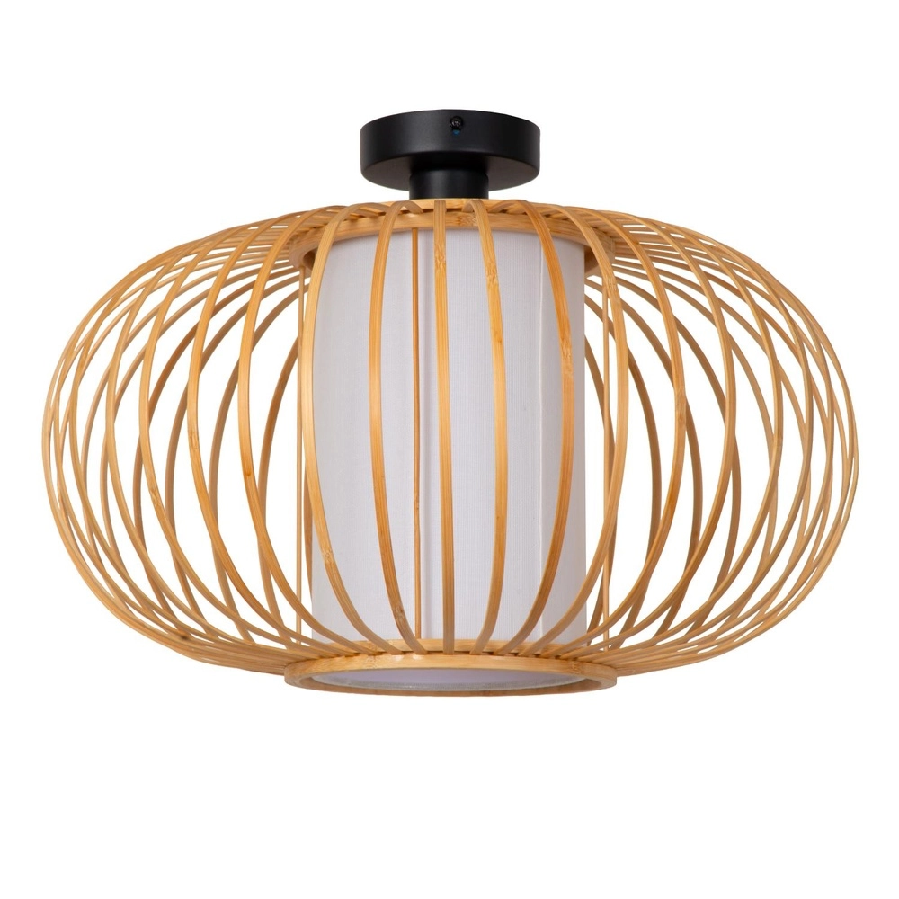 Lampe de plafond Thuline Aspect bois