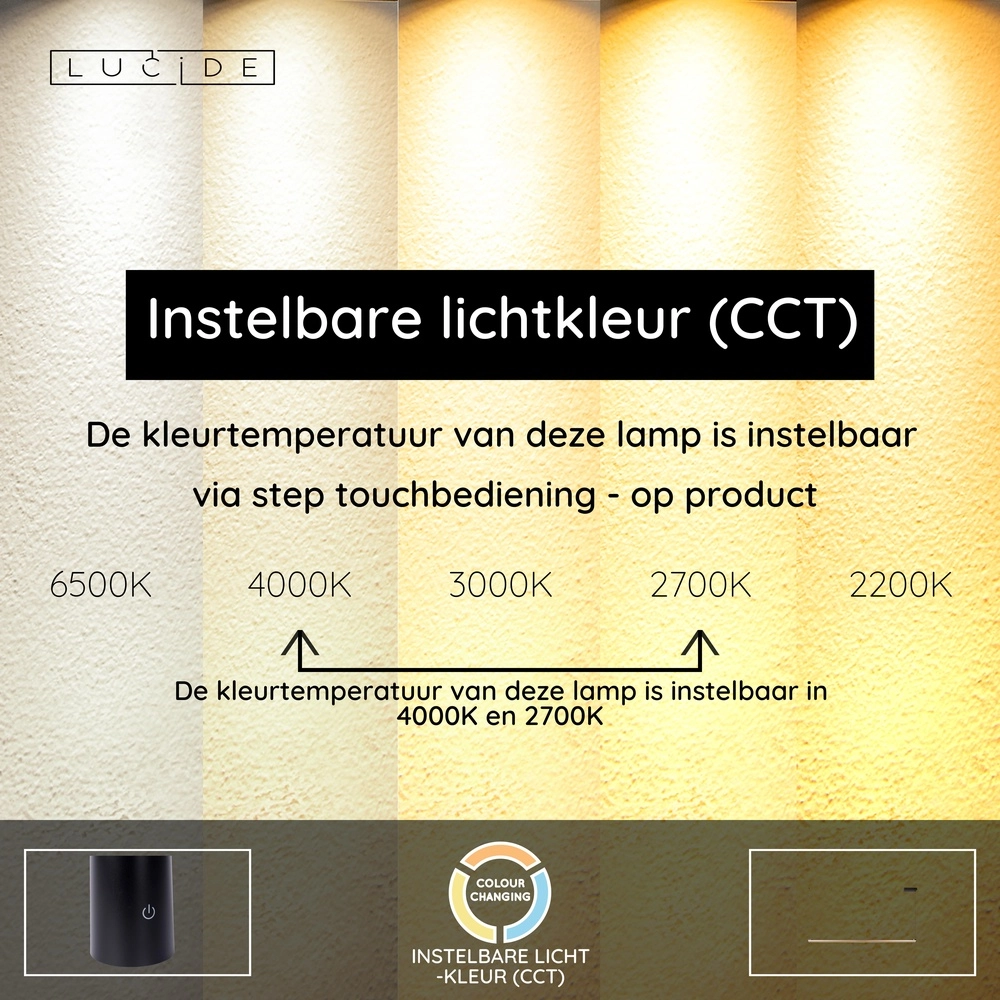 Suspension LED élégante Braga 150cm - champagne Premium by Lucide 5411212234445