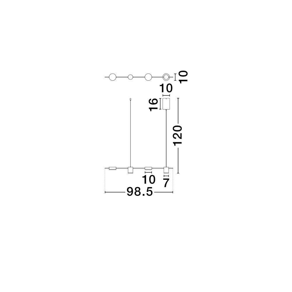 Suspension design Riaz 98,5 cm Lyora 5212017479822