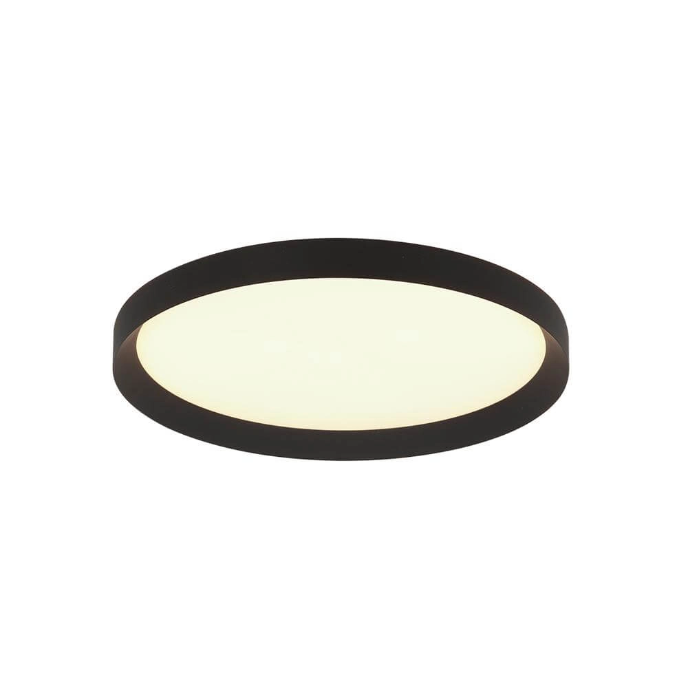 Plafonnier élégant Flady noir Ø 40cm Plafonnier élégant Flady noir Ø 40cm