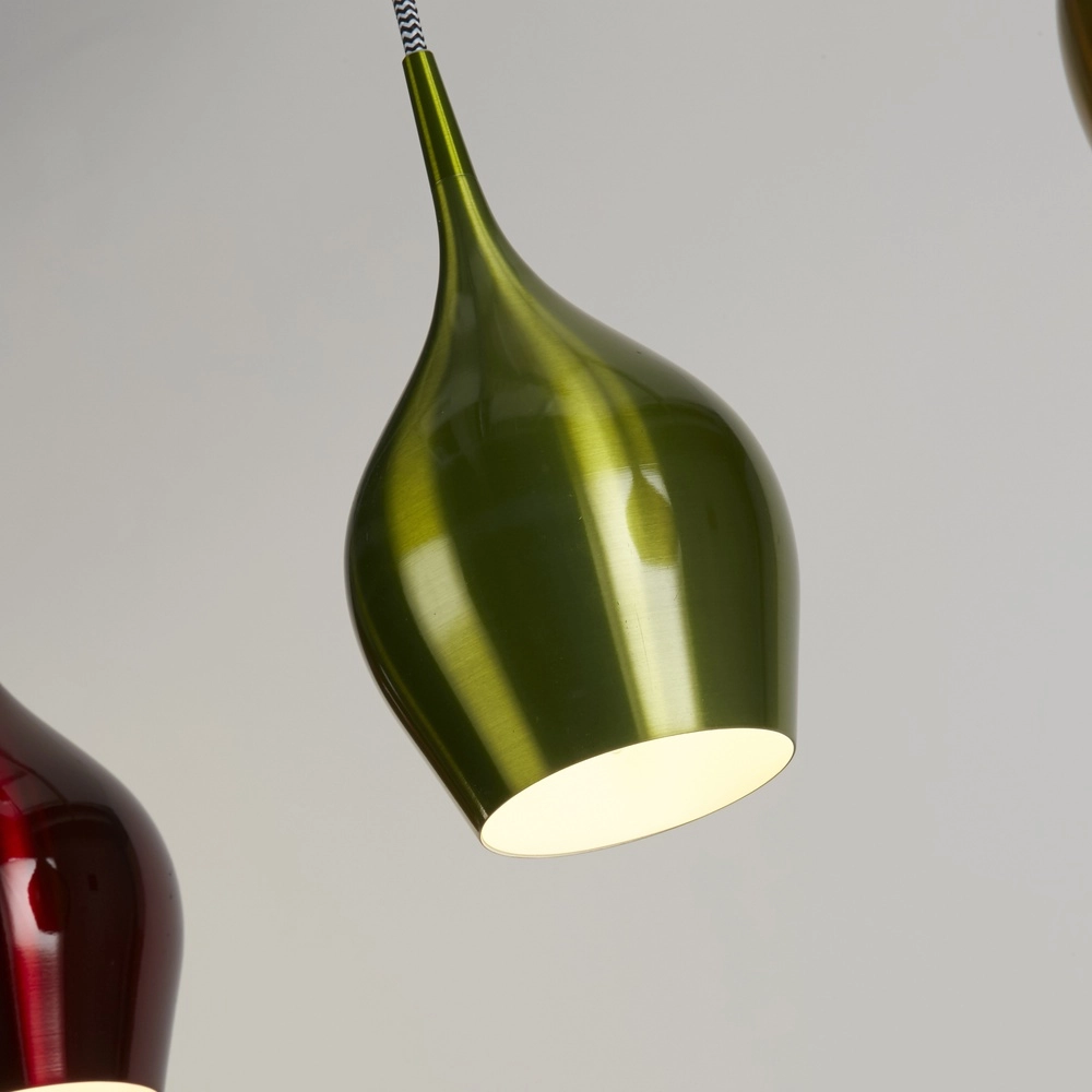 Suspension 3 lumières Vibrant coloré Searchlight 5053423295855