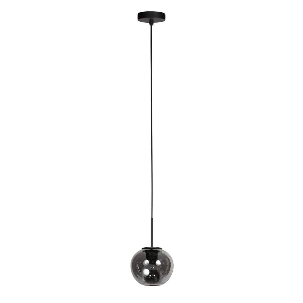 Suspension HaloSwap avec 1 boule de verre à fumée Ø 15cm Steinhauer 8712746179729