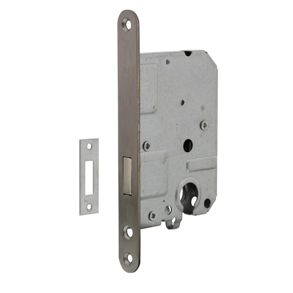 Cylindre de carter de serrure Domus Acier inoxydable 55mm sans tabouret