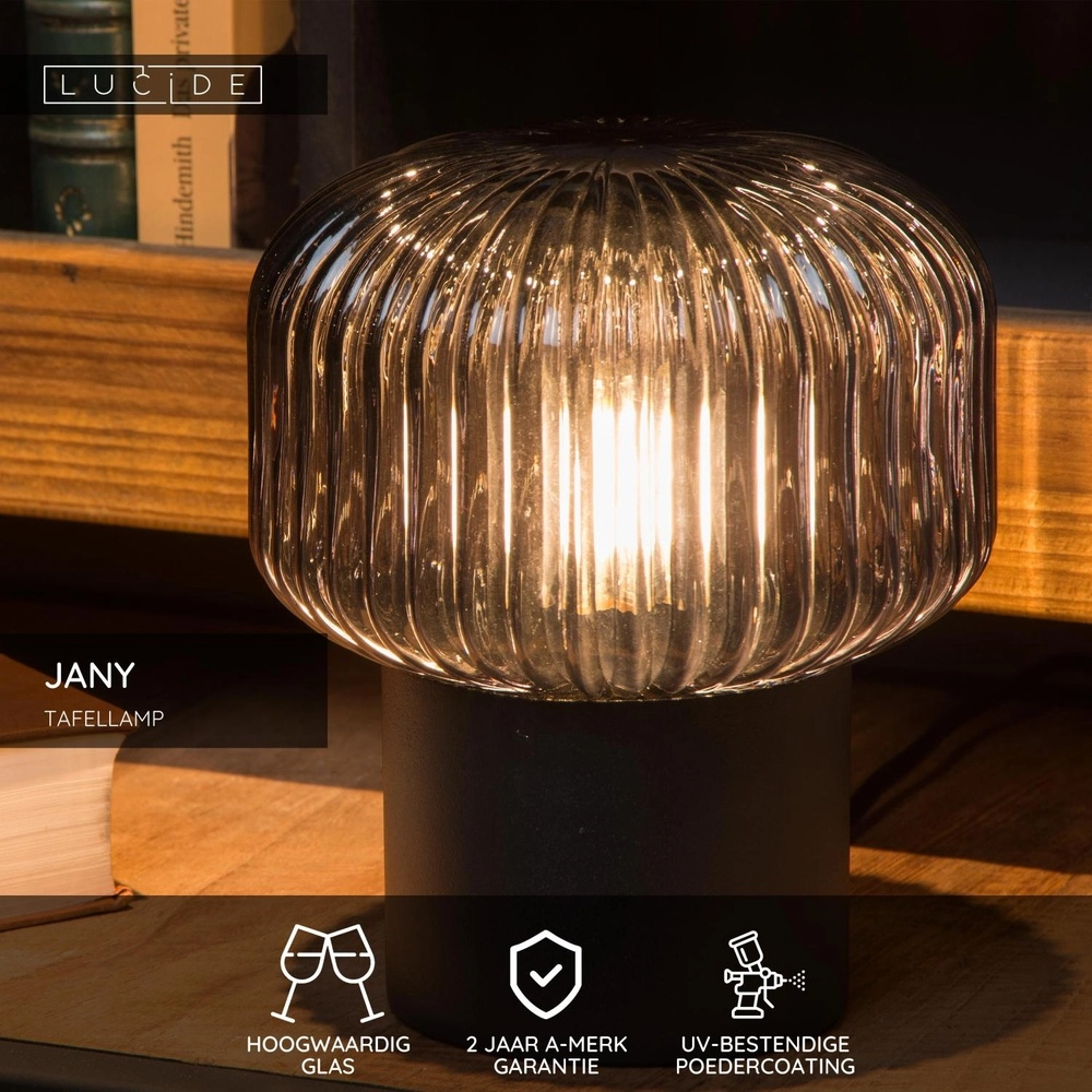 Lampe de table Jany Noir Lucide 5411212782670
