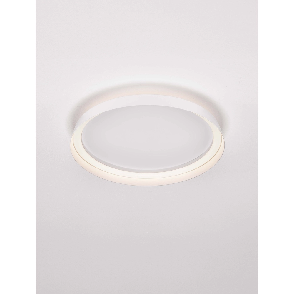 Plafonnier design Ormi Ø 45cm blanc Lyora 5212017463081