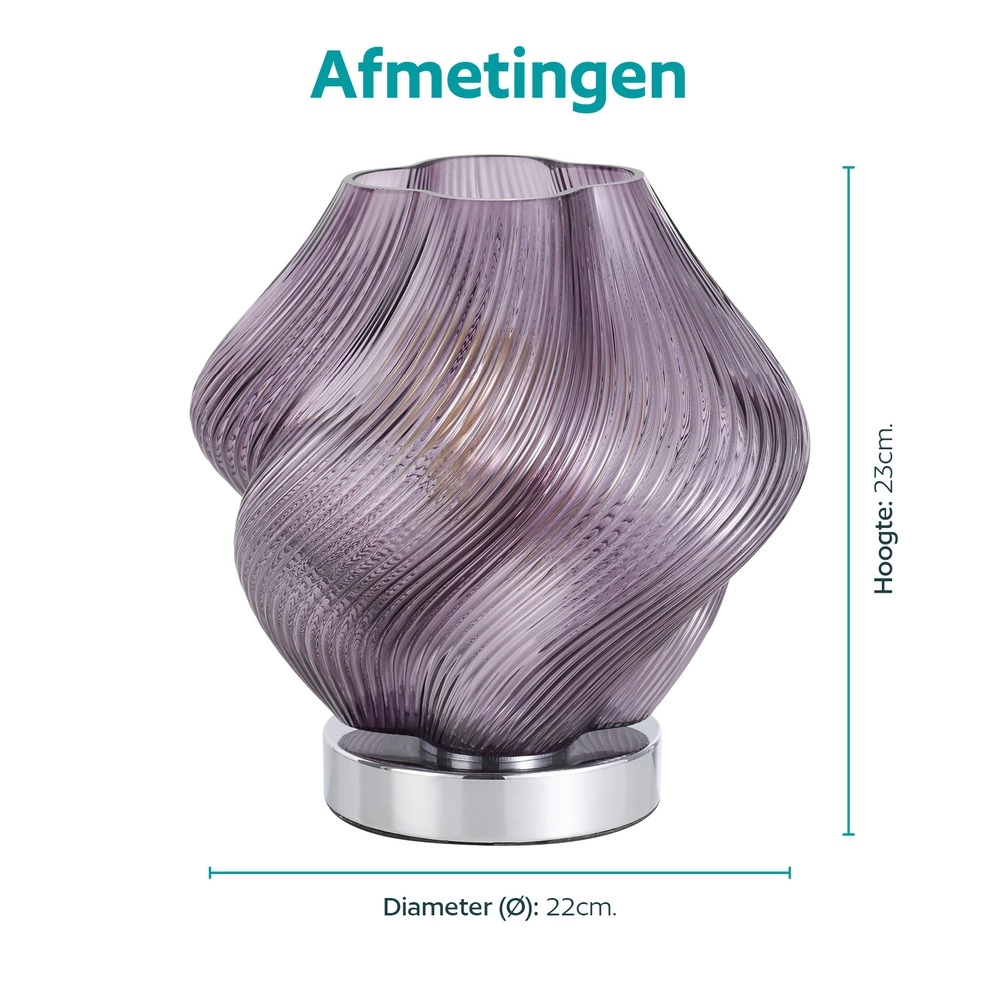 Conception des lampes de table Vicenne violet Eglo 9008606405244