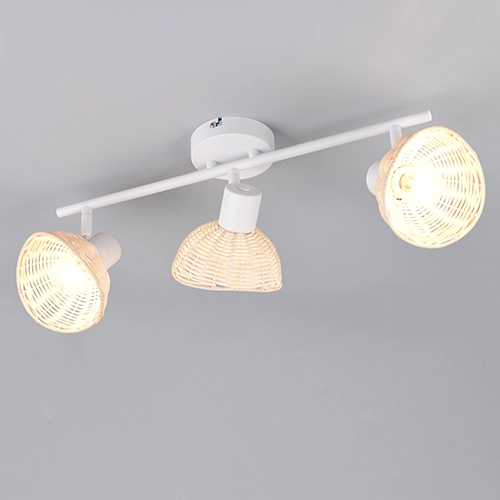 Lampe de plafond Calvi Blanc à 3 lumières