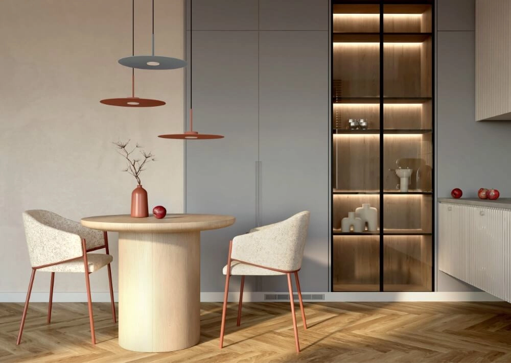 Suspension Simone bleu Ø 40cm Lyora 5903139114141