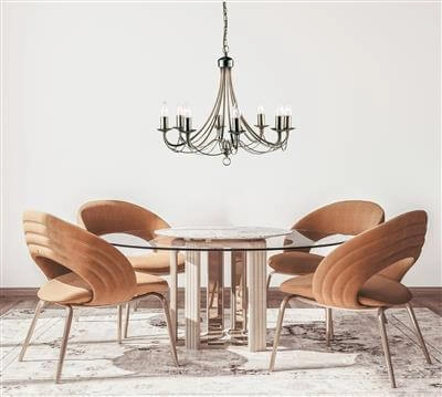 Grand lustre Maypole Searchlight 5013874300133