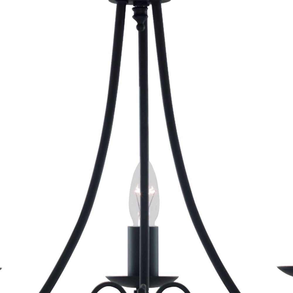 Lustre noir Maypole 3 lumières Searchlight 5013874205940