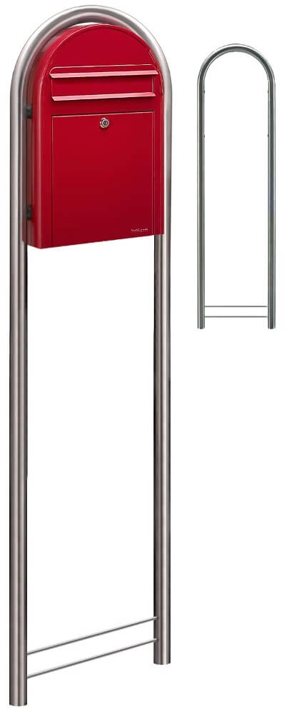 Boites aux lettres Classic S 3001 Rouge vif Bobi 6417237039057