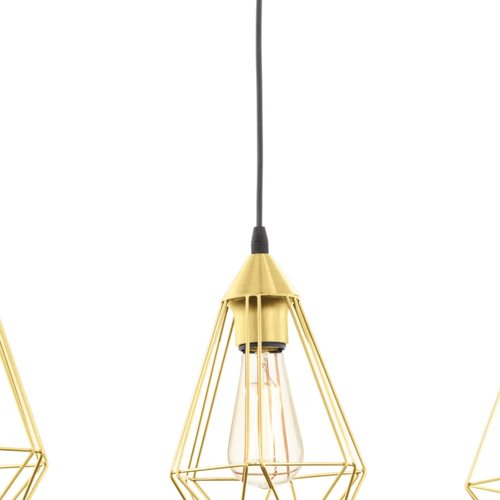 Lampe de table à manger dorée Tarbes Eglo 9002759436827