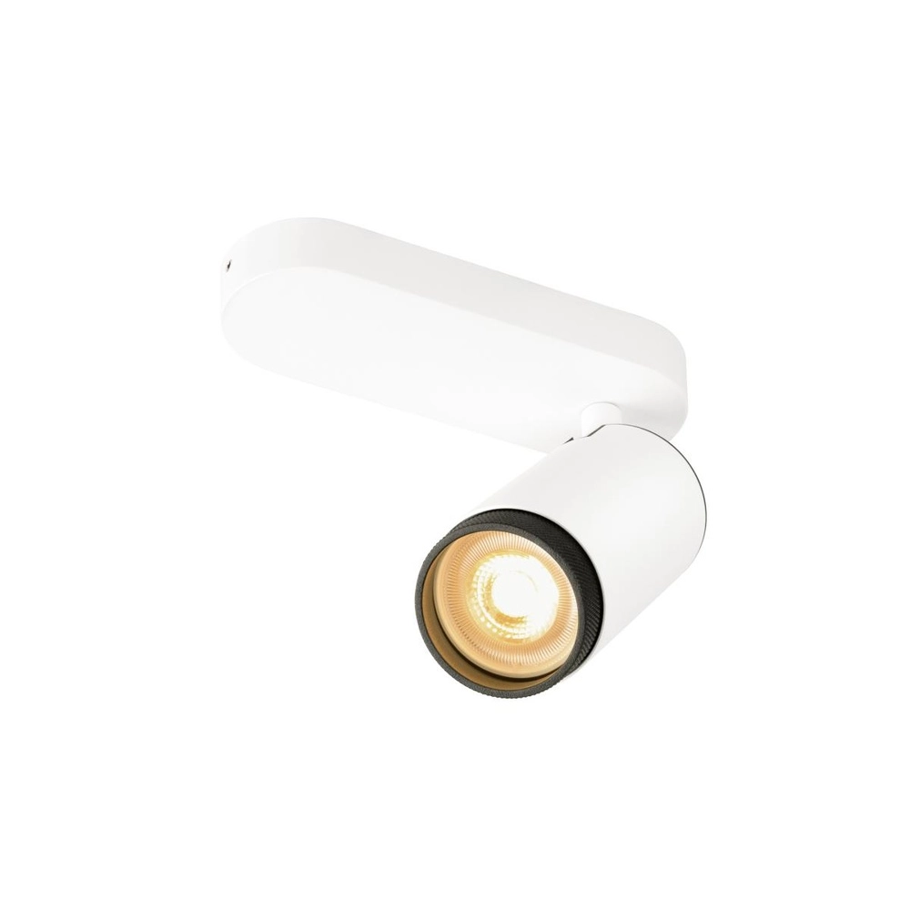 Spot monté en surface Grip! L blanc avec anneau noir SLV 4024163304443